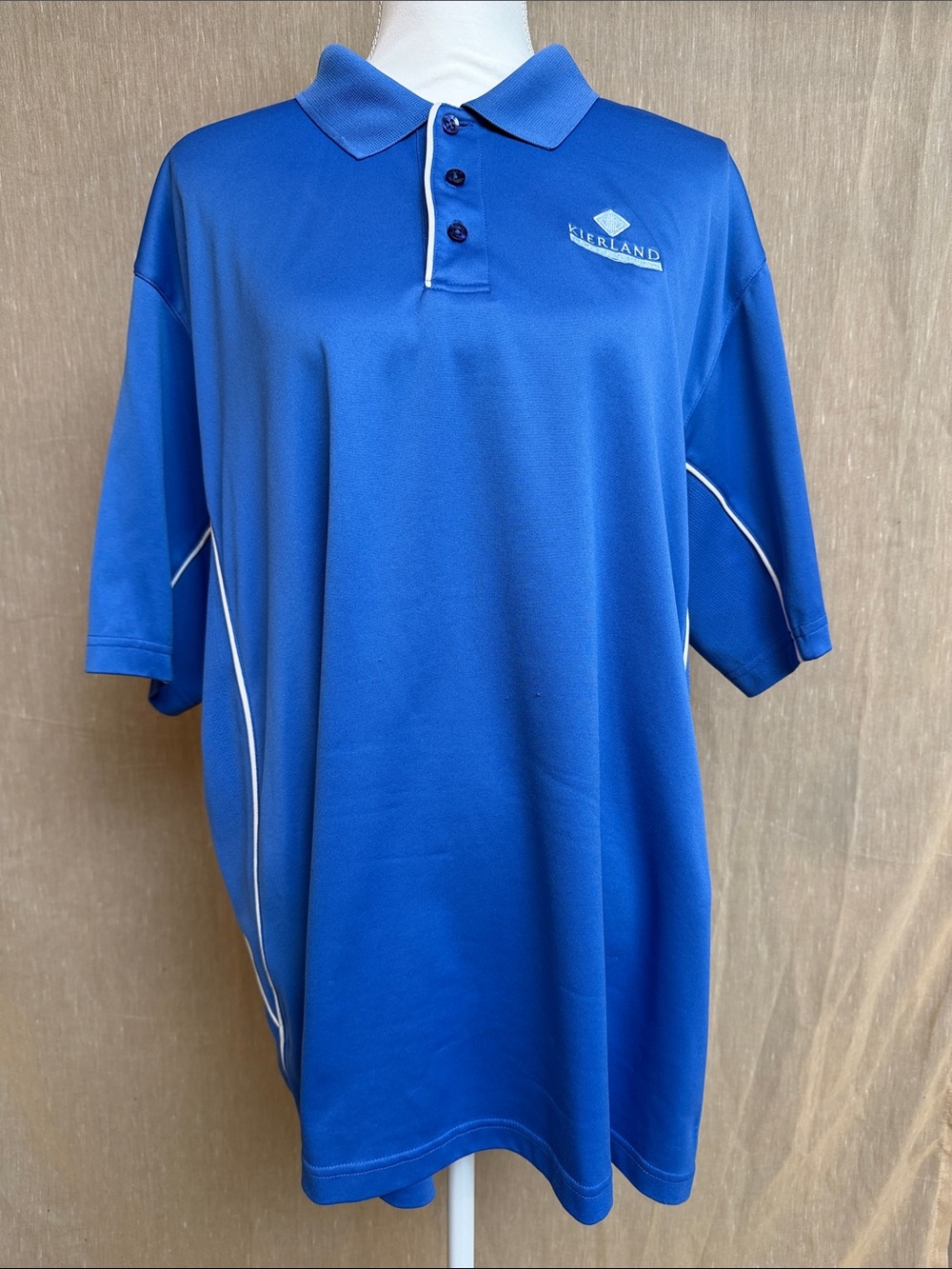 Izod Royal Blue Polo with White Piping